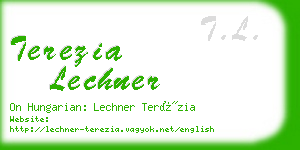 terezia lechner business card